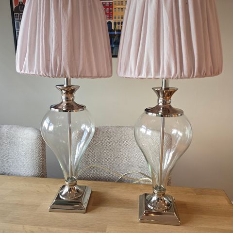 2 bordlamper fra Skeidar