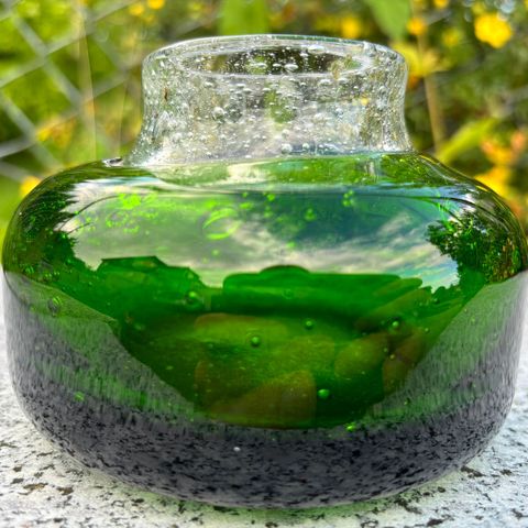 Vintage design T. Torgersen kunstglassvase | Retro