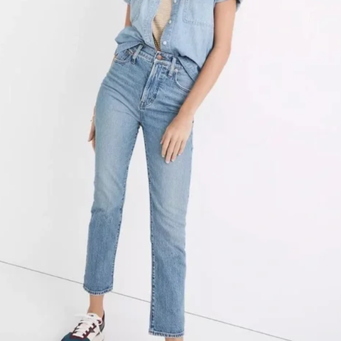 Madewell: den høye perfekte vintage straight jean-vasken, Str.  29T