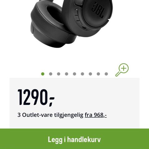 JBL Tune 760NC: Trådløse hodetelefoner med støyreduksjon"