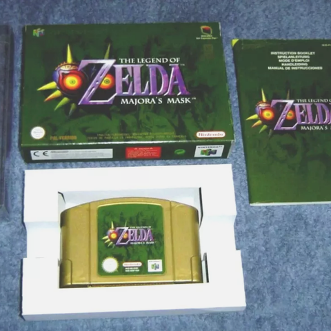 Legend of Zelda Majora's Mask N64 PAL Komplett (Nintendo 64)