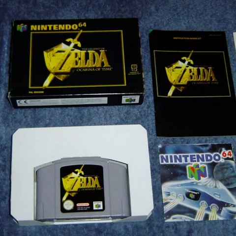 Legend of Zelda Ocarina of Time N64 PAL (Nintendo 64) Komplett