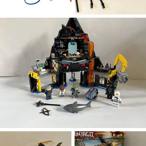 Lego ninjago flere komplette utgåtte sett