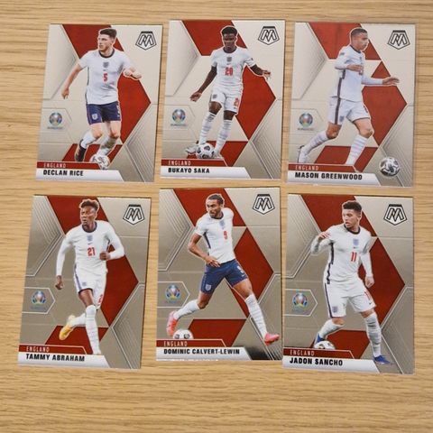 England Euro 2020 Panini Prizm Mosaic