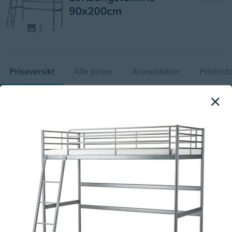 Loftseng fra IKEA
