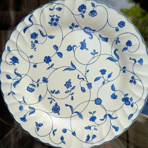 Staffordshire Tableware Oakwood blue tallerkener