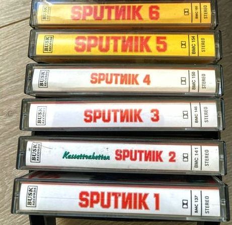 Sputnik kassetter selges!