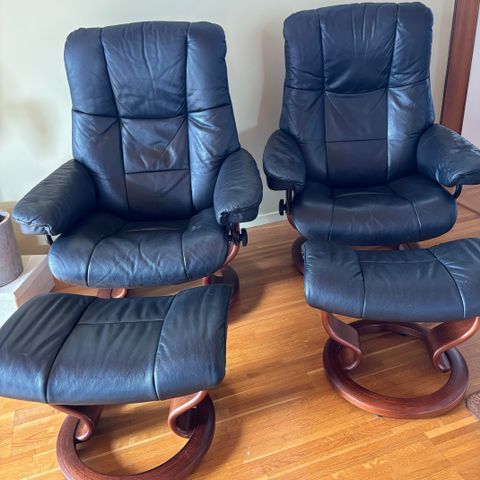 Stressless Ekornes 2 stoler begge stolene selges for 3500kr