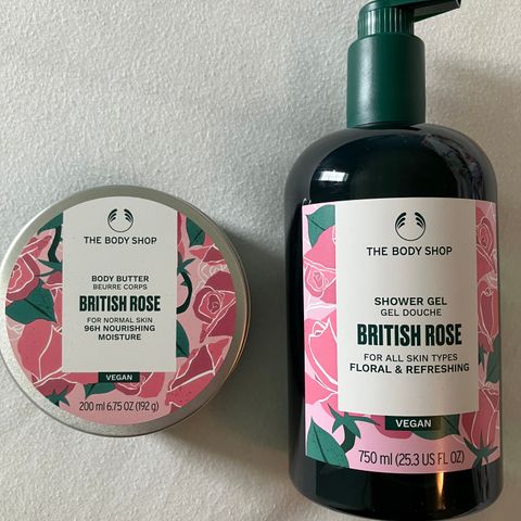 The Body Shop BRITISH ROSE selges samlet!