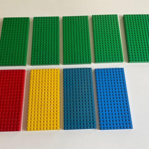 Lego plater, vintage, tykke, 8x16 cm