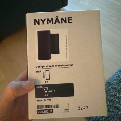 Nymåne, vegglampe