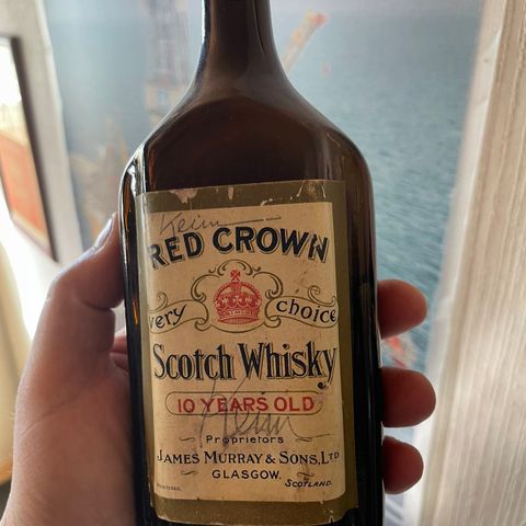 Red Crown Scotch Whiskey Gammel