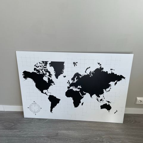 Svart-hvitt verdenskart selges