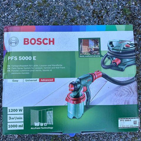 Bosh sprøytepistol pfs 5000 e 1200w