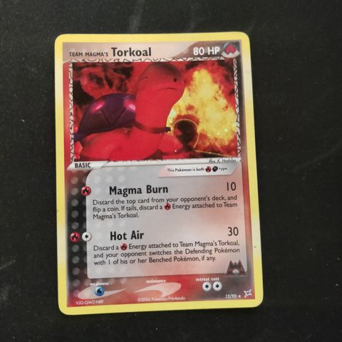 Team Magma's Torkoal 12/95