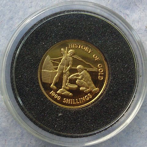 1998, History of gold, 1/25 oz, 999 gull. II