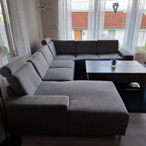 Sofa med 2 hodeputer