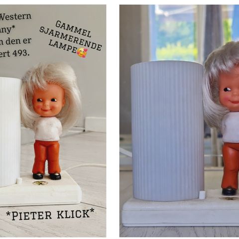 Sjarmerende Vintage "Pieter Klick" lampe selges til høyst bydende