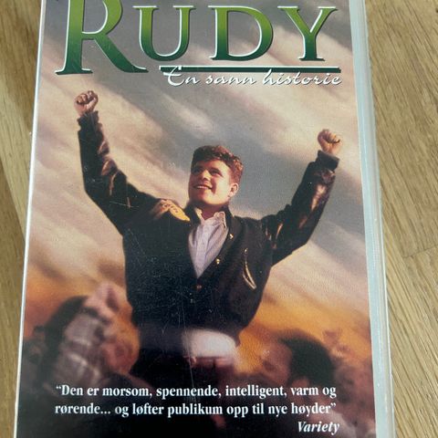 Rudy VHS