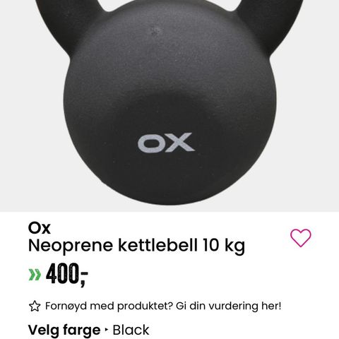 Ox kettlebell 10kg