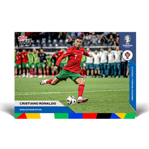 Cristiano RONALDO fotballkort i Portugal drakt fra EURO 2024