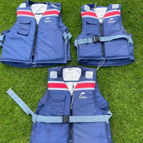 Tre stk Delfin flytevest