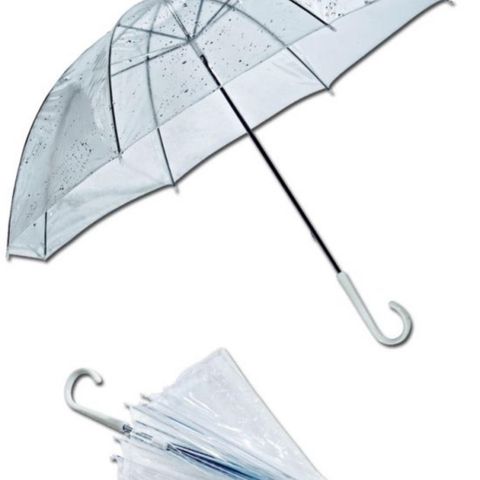14 stk gjennomsiktig paraply