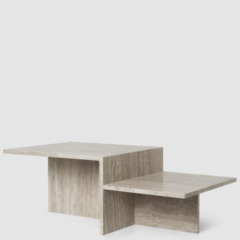 Sofabord - Distinct Coffee Table Travertine - Ferm Living