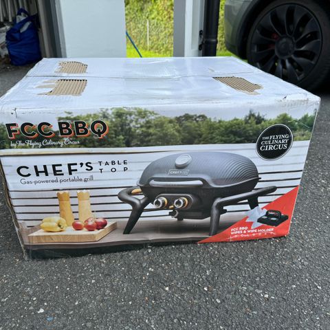 FCC BBQ Chef's table top gassgrill