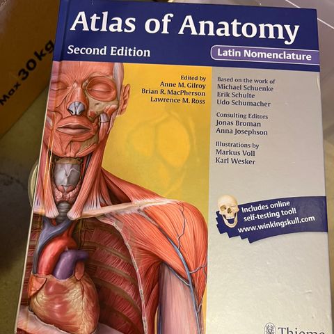 Atlas of Anatomy, Latin Nomenclature