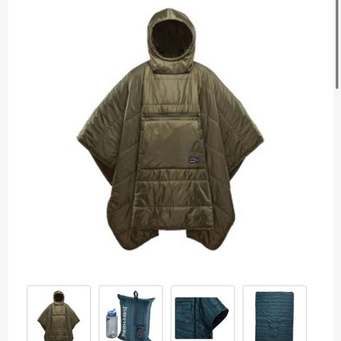 Ny pris! Therm-a-rest Honcho Poncho Oliven