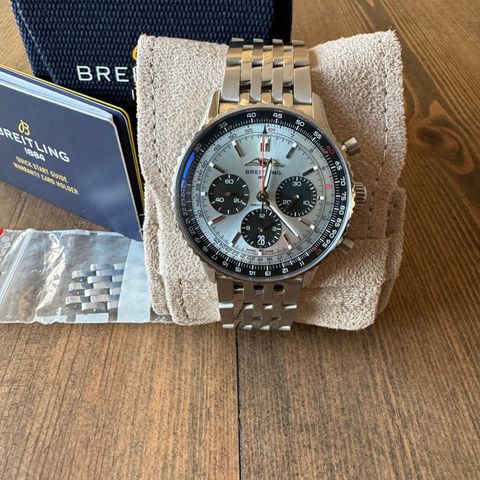 Breitling navitimer 43 blue ice