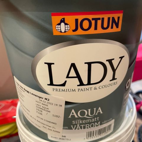 Jotun Lady ”SOMMERSNE” våtromsmaling ca 4,5L
