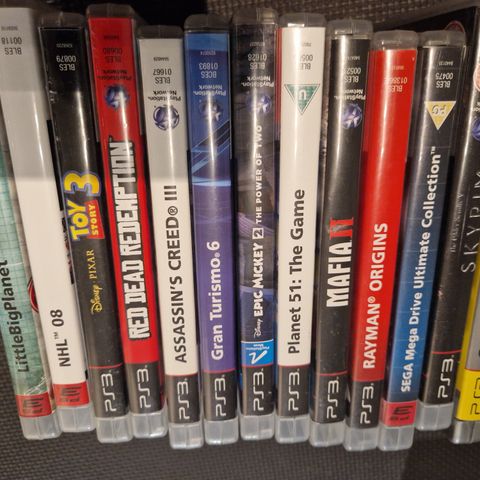 Diverse playstation 3 spill inkl move spill.