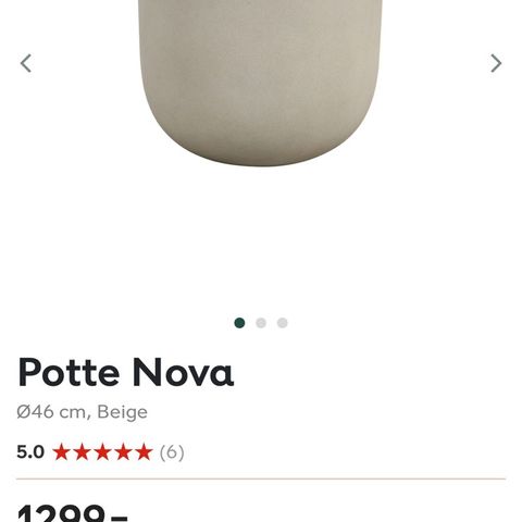 Potte 46 cm