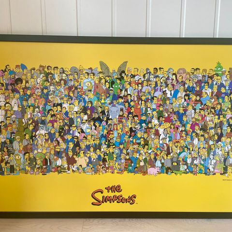 Innrammet Bilde av The Simpsons