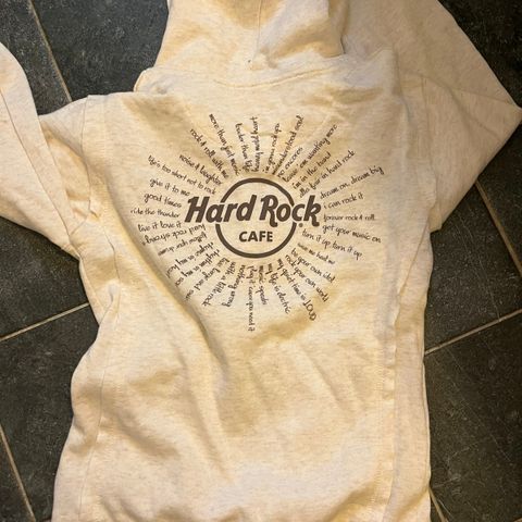 Hard rock cafe genser beige melert