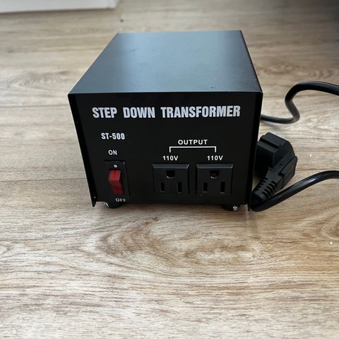 Step down transformer 220V-110V, 500W