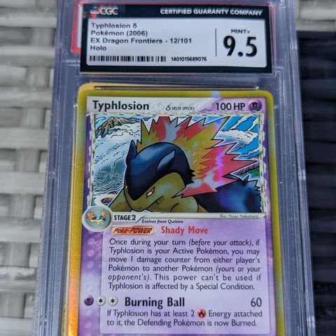 Typhlosion Holo CGC 9,5