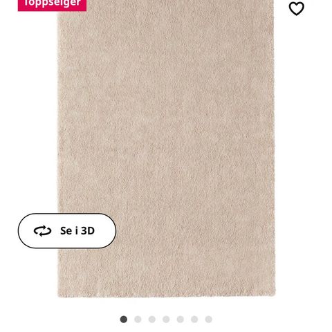 Gulvteppe fra Ikea