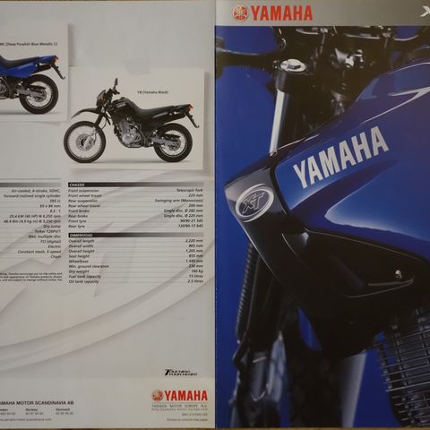 Yamaha XT600E 2002 brosjyre