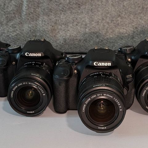 Canon 600D-300D kamerasamling (7-kamera)