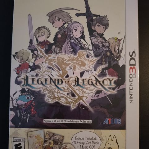 The Legend of Legacy Launch Edition Nintendo 3DS (Amerikansk utgave)