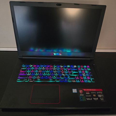 Gaming laptop: MSI 17.3 tommer 120hz