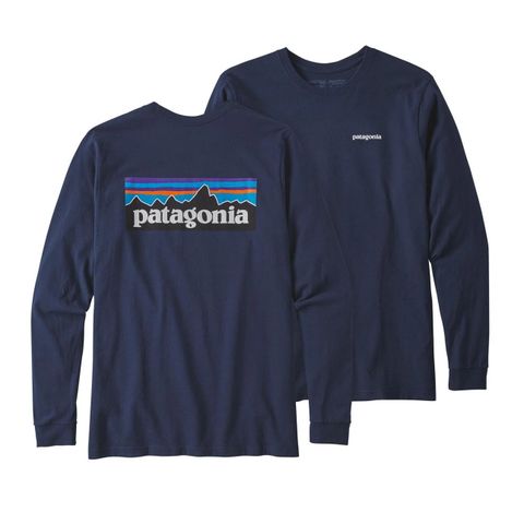 Patagonia Logo Responsibili-T Genser i Marineblå