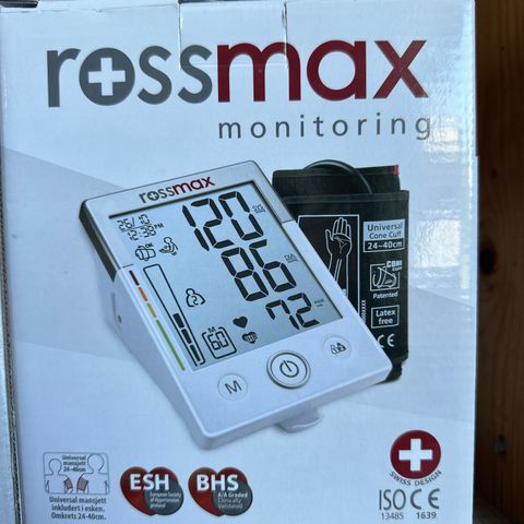 Rossmax automatisk blodtrykksapparat