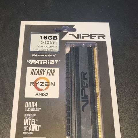 DDR4 4400mhz Viper Blackout Patriot