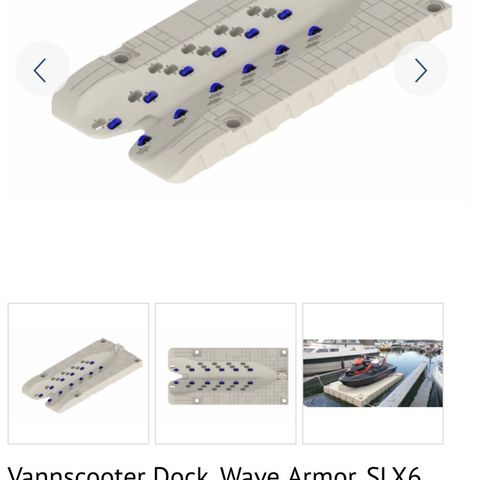 Vannscooter dock (185x390cm)