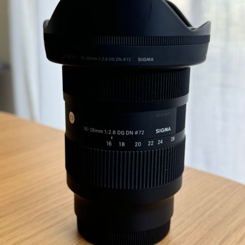 Sigma 16-28 for sony e-mount
