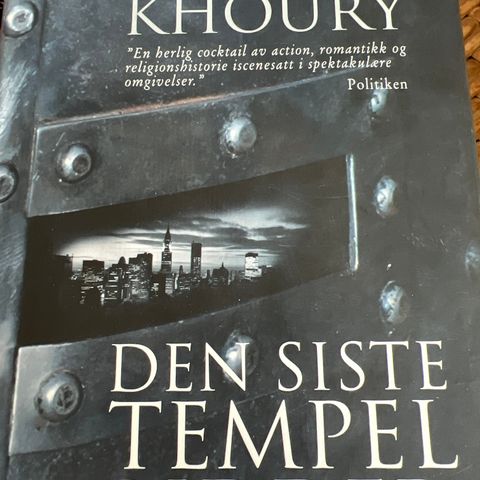 Den Siste Tempelridder av Raymond Khoury - Første opplag, 2006 - Innbundet